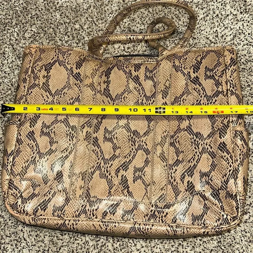 Gorgeous Faux Snake Skin Computer Briefcase